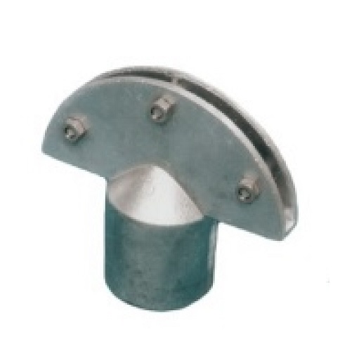 Liikennemerkin huippukiinnike 2-puoliselle alumiinimerkille - Kylttien kiinnikkeet ja tarvikkeet - 60567 - 1