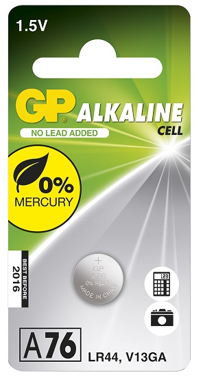 Paristo GP LR44 Alkaline 1 kpl erikoisnappiparisto - Paristot - 1517 - 1