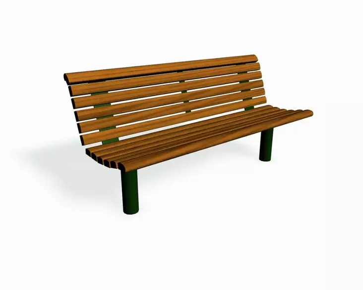 Penkki Ströget RF7104M selkänojalla Lappset - Penkit - 72647 - 1