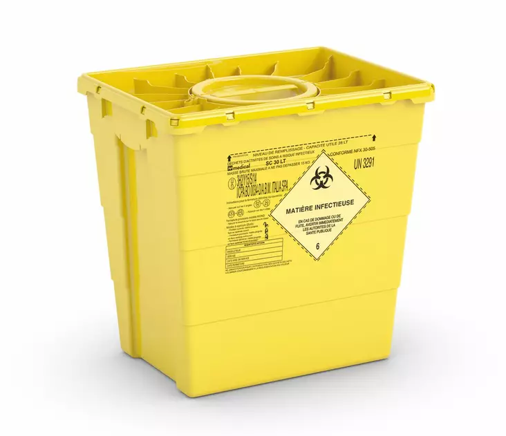 Riskijäteastia SC Duo 30 L kliiniselle jätteelle - Riskijäteastiat - 75597 - 1