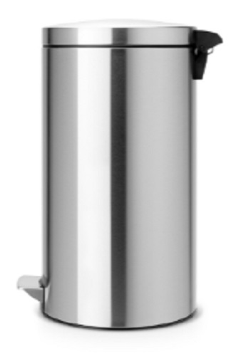 Roska-astia polkimella Brabantia 45 L mattateräs FPP, muovinen sisäastia - Roskakorit, poljinastiat - 55577 - 1