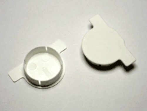 Saranaporauksen peitetulppa 35 mm P35/10-3 muovi valkoinen - Ovitarvikkeet, lukot, ovikellot - 62207 - 1