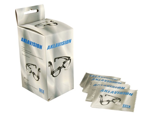 Suojalasien puhdistusliina 94438 Aklavision 40 kpl/ras - Silmien ja kasvojen suojaimet - 2697 - 1