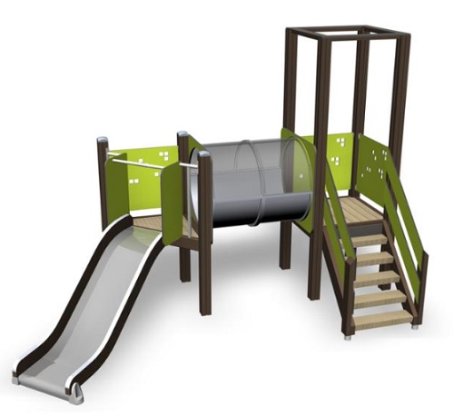 Tornileikki 137117M-A2 kehällä Lime Green Lappset Finno - Liukumäet - 63657 - 1