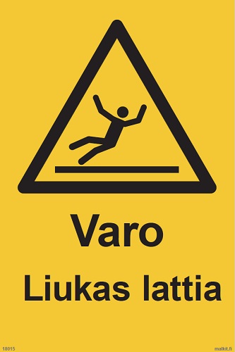 Varo Liukas lattia opaste - Varoituskilvet - 73157 - 1