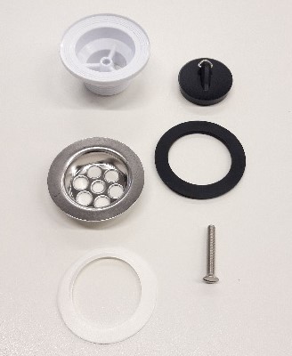 Vesilukon pohjaventtiili muovi 1 1/4" - Vesilukot ja tarvikkeet - 1137 - 1