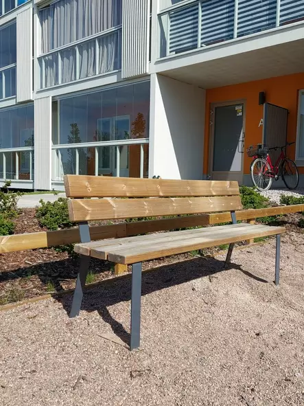 Penkki T700006 kyllästetty / tummanharmaa Puuha - Penkit ja tuolit - 75378 - 1