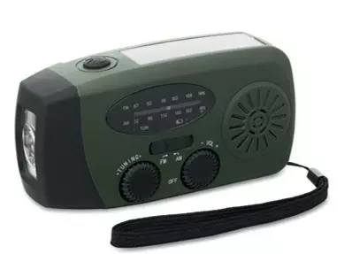 Radio LED-lampulla ja varavirtalähteellä tumman vihreä - Muut VSS tarvikkeet - 75918 - 2
