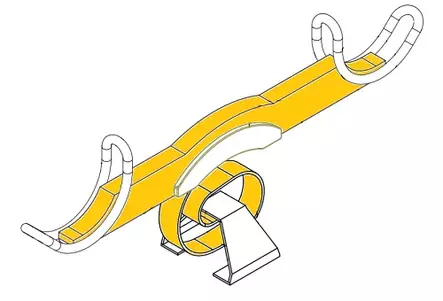 Heinäsirkka jousikiikun varaosapaketti 137303SP Lime Green Lappset - Leikkivälineiden varaosat - 74828 - 2