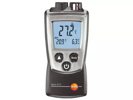 Lämpömittari Testo 810 IR/ilma - Lämpö-, kosteus- ja etäisyysmittarit - 998 - 1
