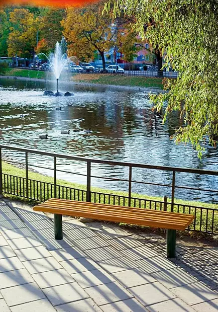 Penkki Ströget selkänojaton Lappset - Penkit - 72648 - 1