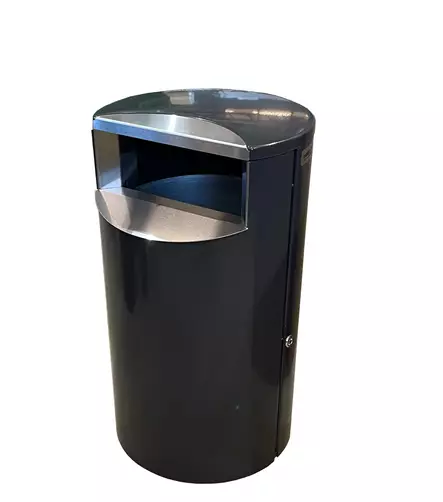 Roska-astia City Malkit 60 L harmaa RAL 7021 - Roska-astiat - 70368 - 1