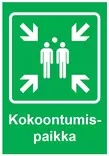 Kokoontumispaikka alumiini 350 x 500 mm - Ensiapukilvet - 65708 - 1