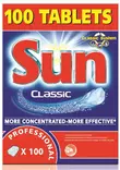 Konetiskiaine Sun Professional Tabletit 100 kpl - Astianpesuaineet, Pyykinpesuaineet - 12568 - 1