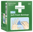 Laastari Soft Foam Bandage 6 cm x 2 m sininen Cederroth 51011011 - EA täydennykset ja muut tarvikkeet - 64268 - 1