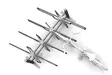 Pyöräteline CubiQ Standard 2-puolinen 12-pp pinta-asennus 2470 mm SPM+RAL7024 - Maahan kiinnitettävät pyörätelineet - 76128 - 3