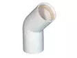 Viemäröintiputken kulmayhde 45ast muhviton valk. - Viemäröintitarvikkeet - 1238 - 1