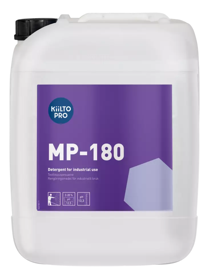 Teollisuuspesuaine Kiilto Pro MP 180 20 L - Yleispesuaineet, Desinfioivat aineet - 70228 - 1
