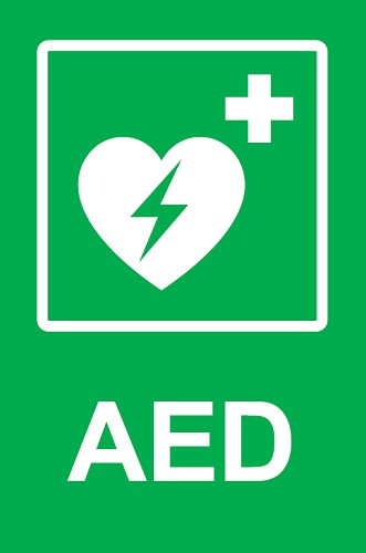 AED defibrillaattori opaste - Ensiapukilvet - 69048 - 1