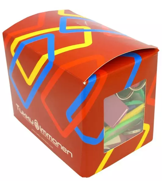 Avaimenperä sekaväri 100 kpl / pkt - Avainkaapit, avaimenperät ja avainketjut - 70358 - 1