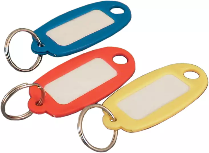 Avaimenperä 50 x 22 mm 3 kpl - Avainkaapit, avaimenperät ja avainketjut - 588 - 1