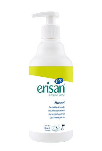 Desinfioiva käsihuuhde Erisan Etasept 500 ml pumppupullo - Siivousaineet - 5288 - 1