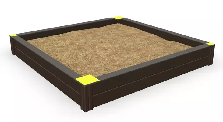 Hiekkalaatikko 2,5 x 2,5 m 137400M Lappset Finno - Hiekkalaatikot - 62078 - 1