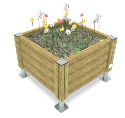 Istutusastia Planter 90 x 90 cm Lappset - Istutusastiat, Ruukut, Grillit - 71958 - 1