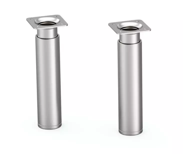 Kalustejalkapari alumiini 140 - 230 mm Polaria - Peilikaapit, allaskaapit ja tarvikkeet - 74598 - 1