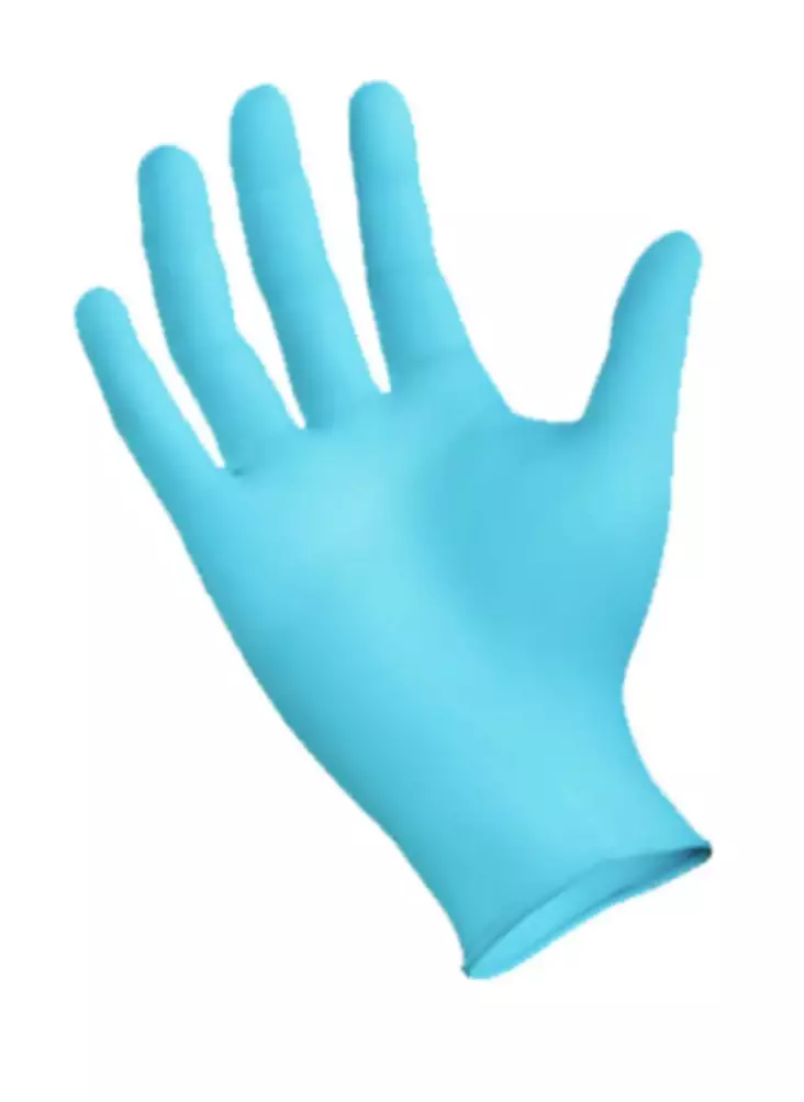 Kertakäyttökäsine Semperguard Comfort Force Blue Nitrile koko L - Siivous-, Kemikaali- ja Kertakäyttökäsin - 73078 - 1