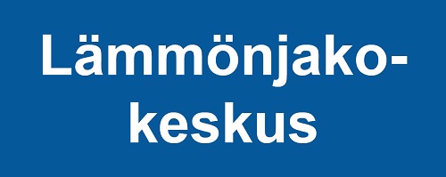 Lämmönjakokeskus opaste - Kiinteistökilvet - 65548 - 1