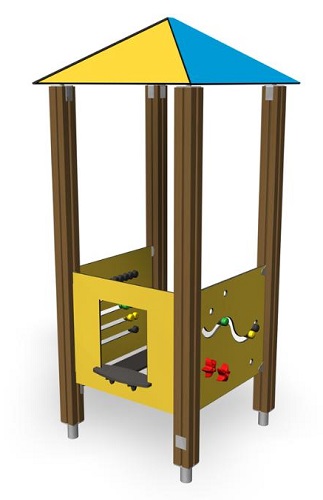 Leikkimökki 104300M Lappset ABC - Monitoimitelineet - 61208 - 1