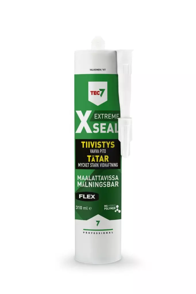 Limamassa Valkoinen Joustava Tec7 X-Seal 310 ml - Tiivisteet, Tiivistemassat - 74258 - 1