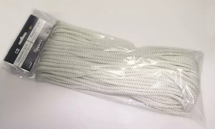 Lippunaru 5 mm 34 m - Suomen liput, Lipputangot - 3688 - 1