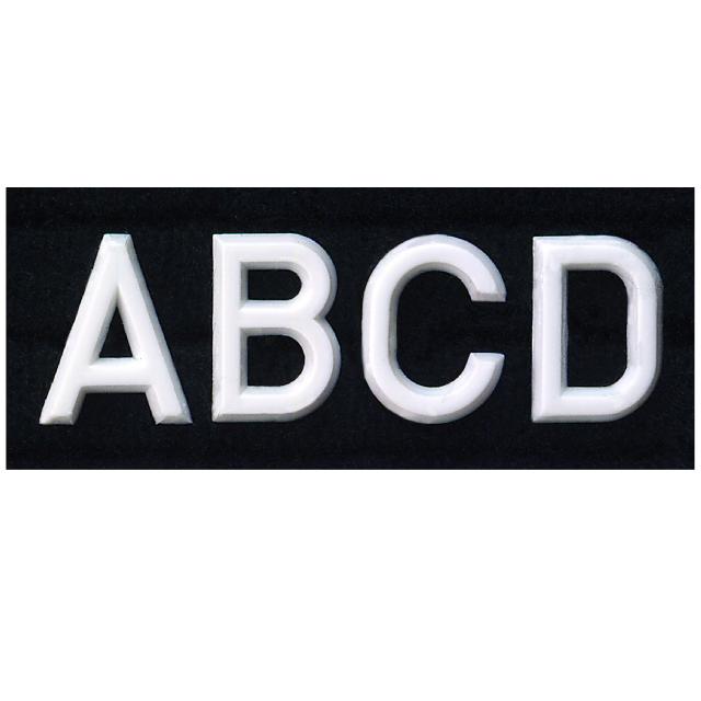 Muovikirjain / -numero 13 mm - Nimitaulut, Ilmoitustaulut - 59478 - 1