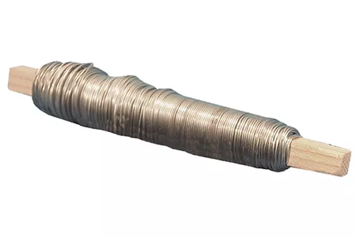 Rautalanka 0,7 mm sinkitty teräs 100g - Vaijerit kettingit, rautalangat, narut - 708 - 1