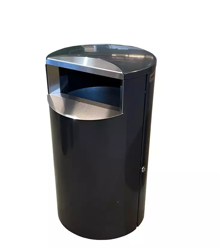 Roska-astia City Malkit 60 L harmaa RAL 7021 - Roska-astiat - 70368 - 1