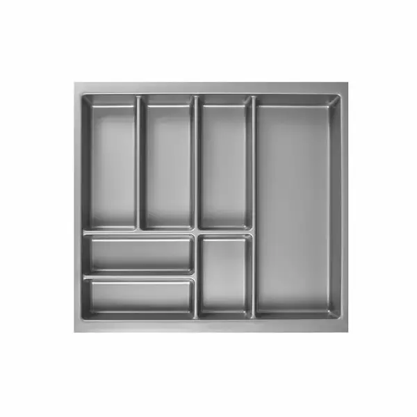 Ruokailuvälinelaatikko Dirks Basic M60 harmaa - Lankakorit, laatikot - 76058 - 1