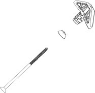 Säiliön kiinnitysruuvisarja Ido Seven D / Glow Z6200400001 - IDO varaosat ja työkalut - 68 - 1