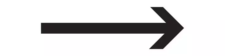 Suuntanuoli tarra 100 x 100 mm - Kiinteistökilvet - 70008 - 1