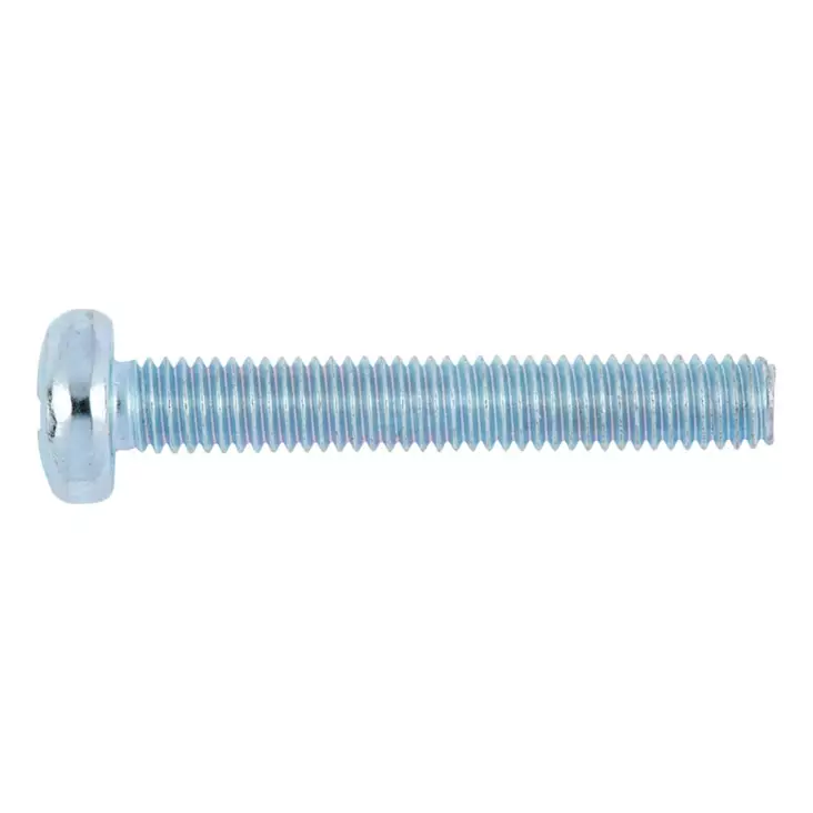 Uraruuvi Din 7985 Zn Pz3 M6 x 25 mm 10 kpl / pss - Pultit, Mutterit, Aluslevyt - 74498 - 1