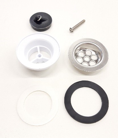 Vesilukon pohjaventtiili muovi 1 1/2" - Vesilukot ja tarvikkeet - 1138 - 1