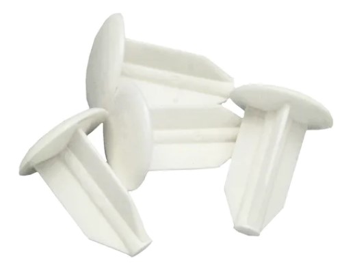 WC istuimen jalanreikätulppa 4 kpl valkoinen - IDO varaosat ja työkalut - 63218 - 1