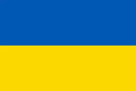 Ukrainan lippu koko 10 / 165 x 247 cm - Suomen liput - 75789 - 1