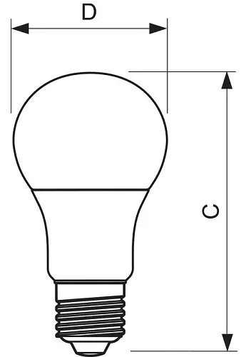 LED-lamppu Philips CorePro LEDbulb A60M ND 10,5-75W/830 E27 - Vakio led-lamput - 66649 - 2