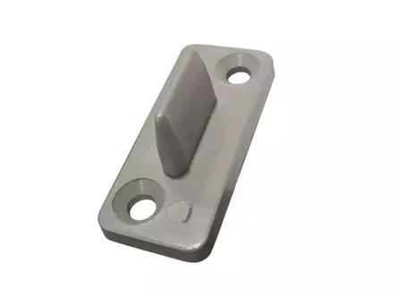 Liukuoven alaohjain harmaa muovi - Ovitarvikkeet, lukot, ovikellot - 75159 - 1