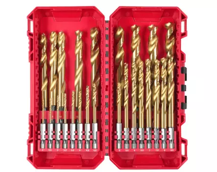 Metalliporanteräsarja Milwaukee HSS-G TIN POF 25 osaa - Poranterät, Teräsarjat - 76309 - 1