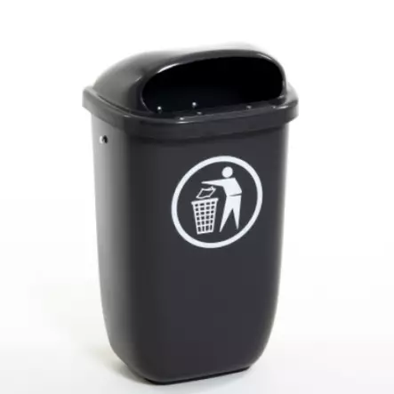 Roska-astia Sulo 50 L seinään - Roska-astiat - 68339 - 1