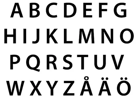 Tarrakirjain / -numero 1 cm - Irtonumerot, irtokirjaimet, dymot - 64869 - 1