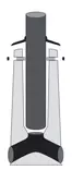 Pylväsjalusta Lujabetoni RBJ-2B 100-143 mm / 1-4 m - Liikennemerkkien kiinnikkeet - 75649 - 1